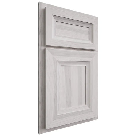 Shiloh Cabinetry Partial Overlay Windsor Hickory Plain Cut Cotton Door