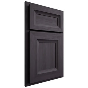 Shiloh Cabinetry Partial Overlay Windsor Hickory Plain Cut Harbor Door
