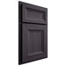 Shiloh Cabinetry Partial Overlay Windsor Hickory Plain Cut Harbor Door