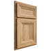 Shiloh Cabinetry Partial Overlay Windsor Hickory Plain Cut Natural Door