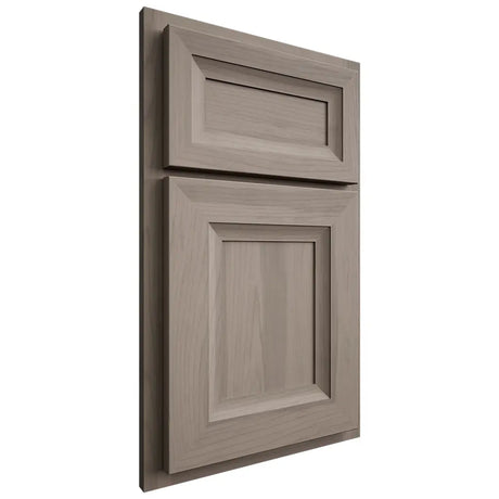 Shiloh Cabinetry Partial Overlay Windsor Hickory Plain Cut Sterling Door