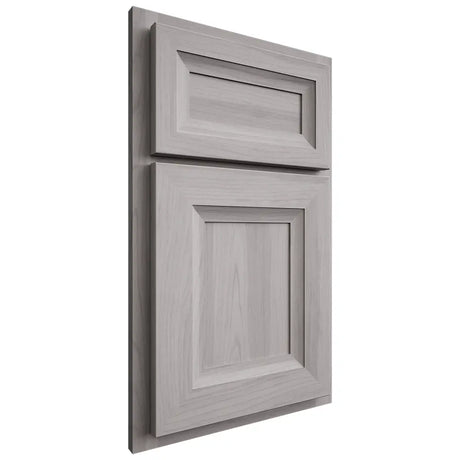 Shiloh Cabinetry Partial Overlay Windsor Hickory Plain Cut Stratus Door