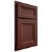 Shiloh Cabinetry Partial Overlay Windsor Maple Plain Cut Sable Door