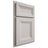 Shiloh Cabinetry Partial Overlay Windsor Paintable Amazing Gray Door
