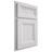 Shiloh Cabinetry Partial Overlay Windsor Paintable Arctic Door