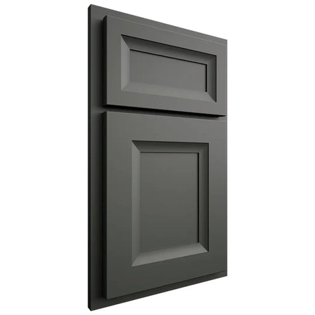 Shiloh Cabinetry Partial Overlay Windsor Paintable Pewter Green Door