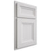 Shiloh Cabinetry Partial Overlay Windsor Paintable Polar Door