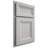 Shiloh Cabinetry Partial Overlay Windsor Paintable Unusual Gray Door