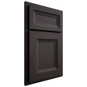 Shiloh Cabinetry Partial Overlay Windsor Poplar Plain Cut Carbon Door