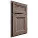 Shiloh Cabinetry Partial Overlay Windsor Poplar Plain Cut River Rock Door