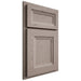 Shiloh Cabinetry Partial Overlay Windsor Red Oak Plain Cut Sterling Door