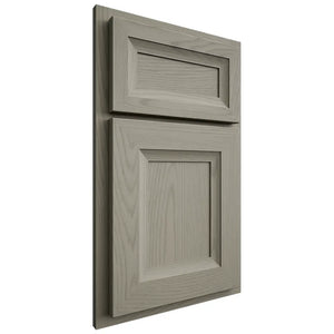 Shiloh Cabinetry Partial Overlay Windsor Red Oak Plain Cut Thyme Door