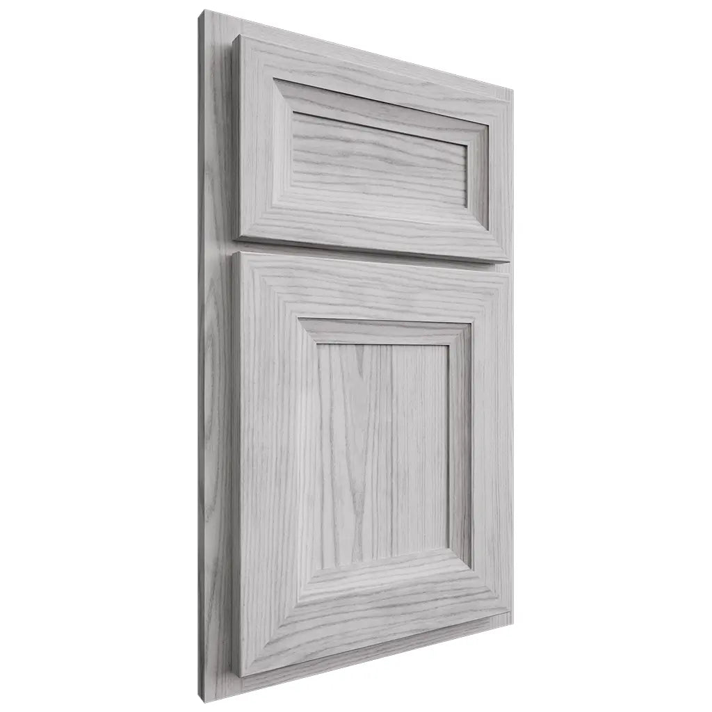 Shiloh Cabinetry Partial Overlay Windsor Walnut Plain Cut Stratus Door