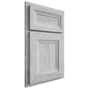 Shiloh Cabinetry Partial Overlay Windsor Walnut Plain Cut Stratus Door