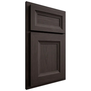Shiloh Cabinetry Partial Overlay Windsor White Oak Plain Cut Morel Door