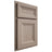 Shiloh Cabinetry Partial Overlay Windsor White Oak Plain Cut Whitewash Door