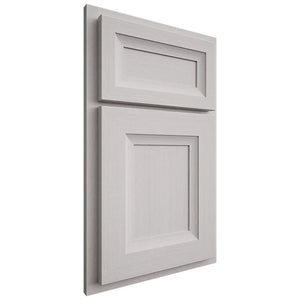 Shiloh Cabinetry Partial Overlay Windsor White Oak Quarter Sawn Cotton Door