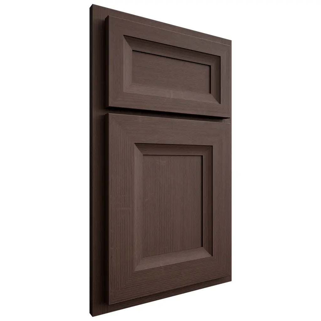 Shiloh Cabinetry Partial Overlay Windsor White Oak Quarter Sawn Dusk Door