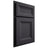 Shiloh Cabinetry Partial Overlay Windsor White Oak Quarter Sawn Harbor Door