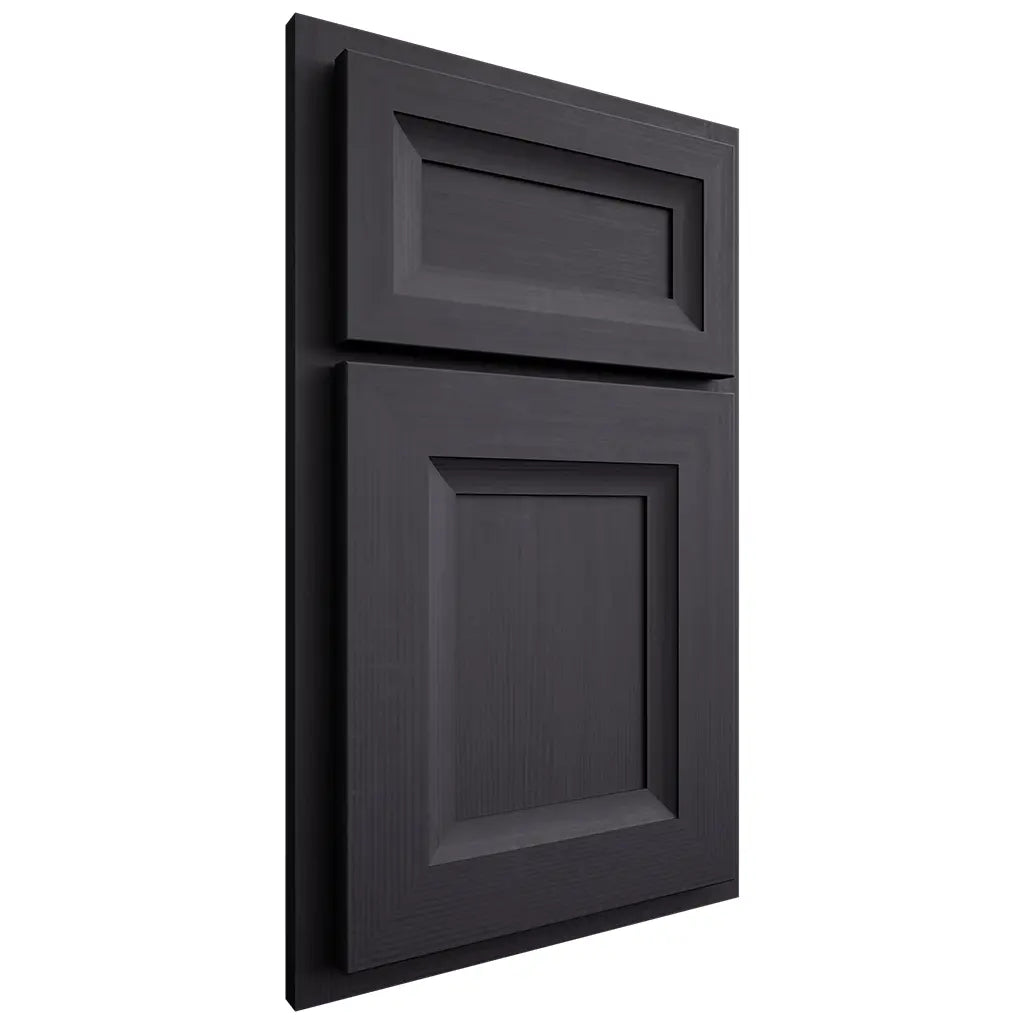 Shiloh Cabinetry Partial Overlay Windsor White Oak Quarter Sawn Harbor Door