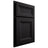 Shiloh Cabinetry Partial Overlay Windsor White Oak Quarter Sawn Ink Door
