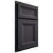 Shiloh Cabinetry Partial Overlay Windsor White Oak Rift Cut Harbor Door