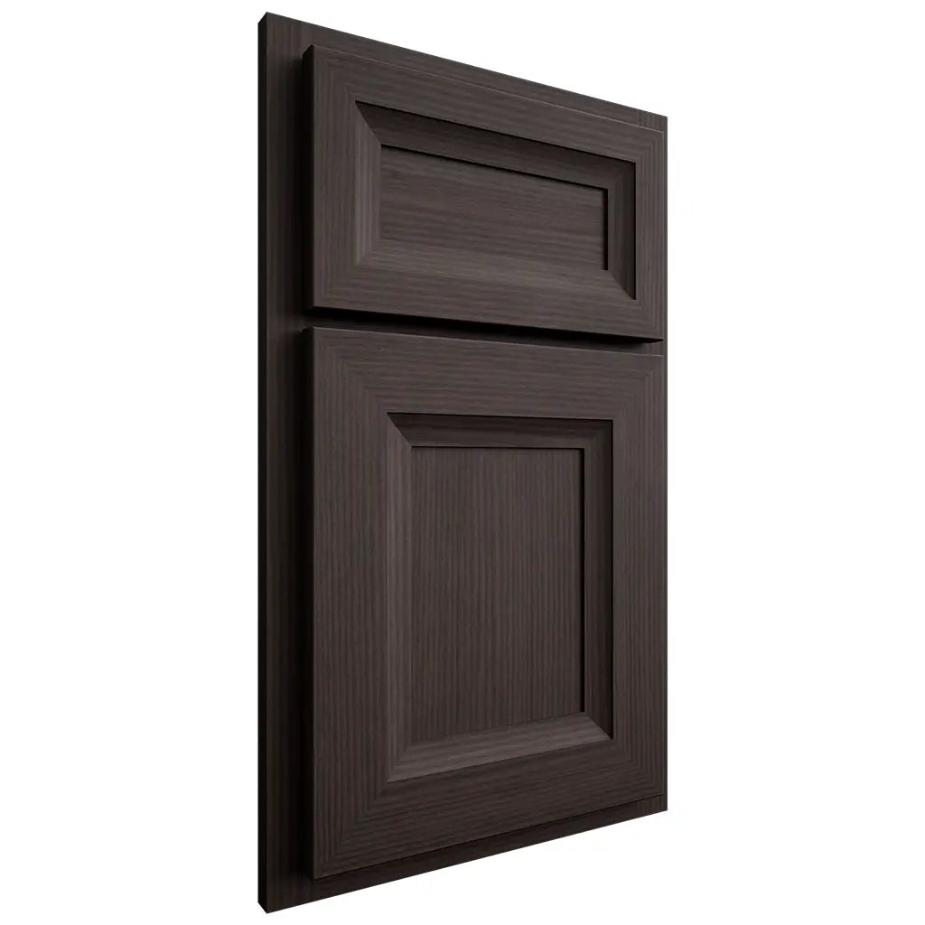 Shiloh Cabinetry Partial Overlay Windsor White Oak Rift Cut Morel Door