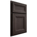 Shiloh Cabinetry Partial Overlay Windsor White Oak Rift Cut Morel Door
