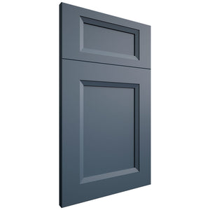 Bellrose Blue Slate ( Maple | Plain Cut [ Frameless • Satin • Painted ] - 10' X 10' Kitchen Cabinet ) | Assembled In USA