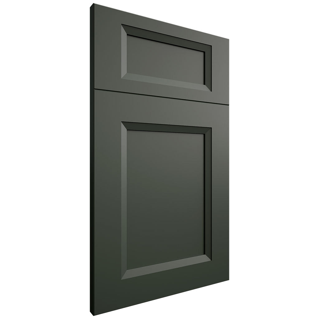 Bellrose Pewter Green ( Maple | Plain Cut [ Frameless • Satin • Painted ] - 10' X 10' Kitchen Cabinet ) | Assembled In USA