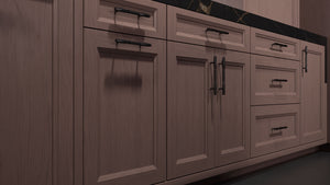 Bellrose Driftwood Cherry ( Cherry | Plain Cut [ Frameless • Satin • Stained ] - 10' X 10' Kitchen Cabinet ) | Assembled In USA