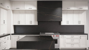 Bellrose Simply White ( Maple | Plain Cut [ Frameless • Satin • Painted ] - 10' X 10' Kitchen Cabinet ) | Assembled In USA