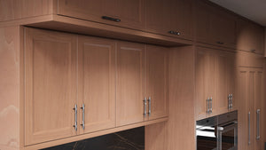 Bellrose Washed Walnut ( Walnut | Plain Cut [ Frameless • Satin • Stained ] - 10' X 10' Kitchen Cabinet ) | Assembled In USA