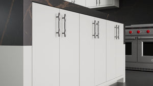 Clayton Dove Gray ( Maple | Plain Cut [ Frameless • Satin • Painted ] - 10' X 10' Kitchen Cabinet ) | Assembled In USA