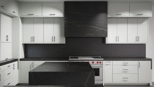 Clayton Dove Gray ( Maple | Plain Cut [ Frameless • Satin • Painted ] - 10' X 10' Kitchen Cabinet ) | Assembled In USA