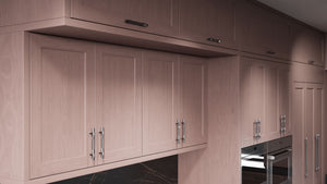 Greenfield Driftwood Cherry ( Cherry | Plain Cut [ Frameless • Satin • Stained ] - 10' X 10' Kitchen Cabinet ) | Assembled In USA