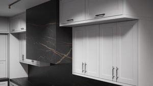 Greenfield Simply Gray ( Maple | Plain Cut [ Frameless • Satin • Painted ] - 10' X 10' Kitchen Cabinet ) | Assembled In USA