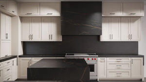 Lakeland II Anew Gray ( Maple | Plain Cut [ Frameless • Satin • Painted ] - 10' X 10' Kitchen Cabinet ) | Assembled In USA