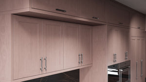 Lakeland II Driftwood Cherry ( Cherry | Plain Cut [ Frameless • Satin • Stained ] - 10' X 10' Kitchen Cabinet ) | Assembled In USA