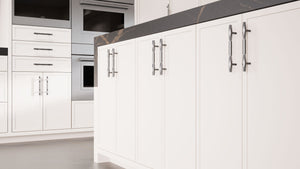 Montauk Repose Gray ( Maple | Plain Cut [ Frameless • Satin • Painted ] - 10' X 10' Kitchen Cabinet ) | Assembled In USA