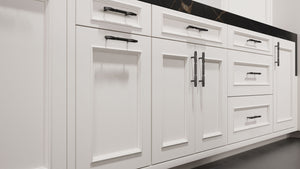 Ridgewood Simply White ( Maple | Plain Cut [ Frameless • Satin • Painted ] - 10' X 10' Kitchen Cabinet ) | Assembled In USA