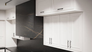 Ridgewood Simply White ( Maple | Plain Cut [ Frameless • Satin • Painted ] - 10' X 10' Kitchen Cabinet ) | Assembled In USA