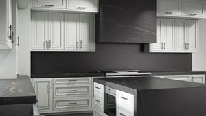 Wellington Dove Gray ( Maple | Plain Cut [ Frameless • Satin • Painted ] - 10' X 10' Kitchen Cabinet ) | Assembled In USA