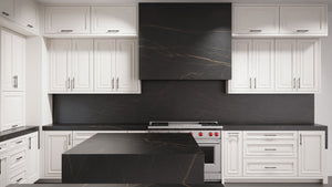 Wellington Simply White ( Maple | Plain Cut [ Frameless • Satin • Painted ] - 10' X 10' Kitchen Cabinet ) | Assembled In USA