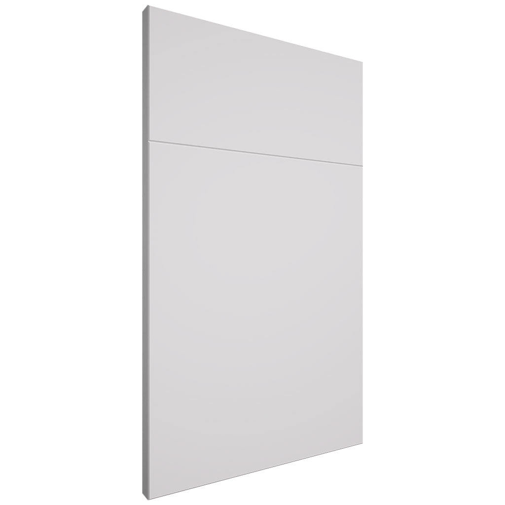 Clayton Bright White ( Maple | Plain Cut [ Frameless • Satin • Painted ] - 10' X 10' Kitchen Cabinet ) | Assembled In USA