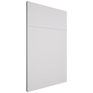 Clayton Bright White ( Maple | Plain Cut [ Frameless • Satin • Painted ] - 10' X 10' Kitchen Cabinet ) | Assembled In USA