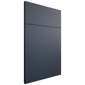 Clayton Midnight Blue ( Maple | Plain Cut [ Frameless • Satin • Painted ] - 10' X 10' Kitchen Cabinet ) | Assembled In USA