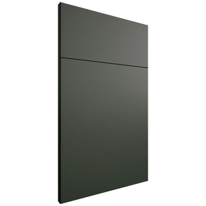 Clayton Pewter Green ( Maple | Plain Cut [ Frameless • Satin • Painted ] - 10' X 10' Kitchen Cabinet ) | Assembled In USA