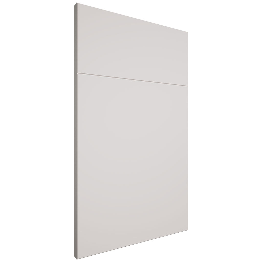 Clayton Simply White ( Maple | Plain Cut [ Frameless • Satin • Painted ] - 10' X 10' Kitchen Cabinet ) | Assembled In USA