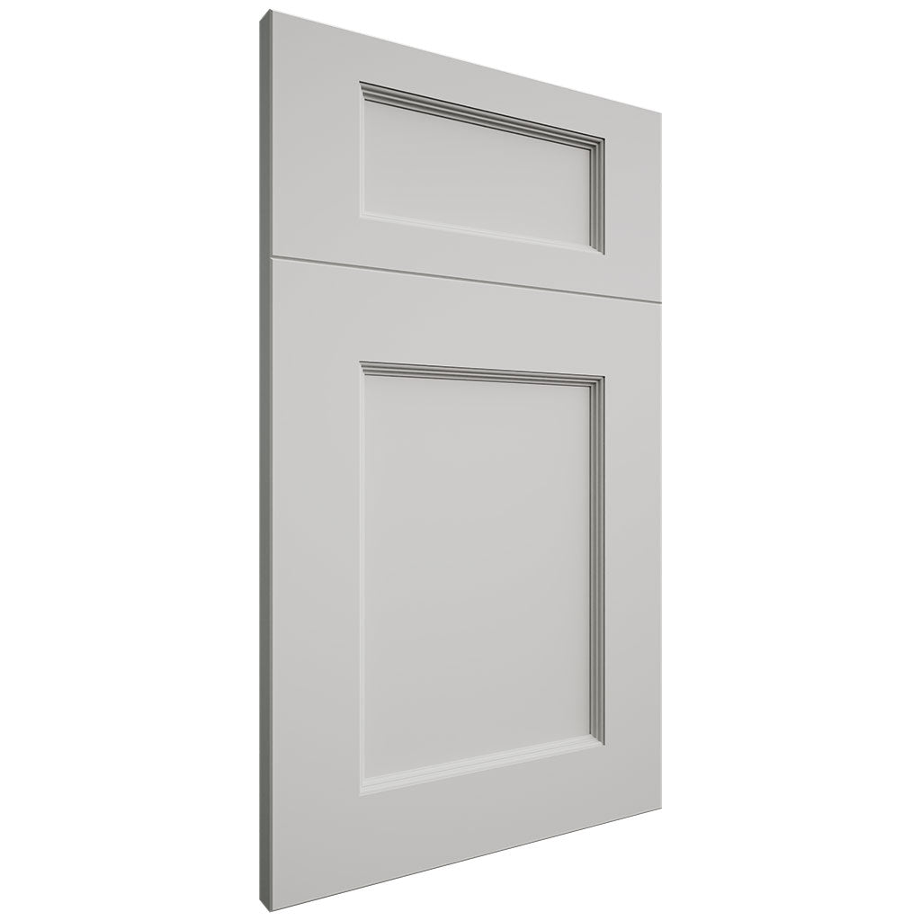 Greenfield Dove Gray ( Maple | Plain Cut [ Frameless • Satin • Painted ] - 10' X 10' Kitchen Cabinet ) | Assembled In USA